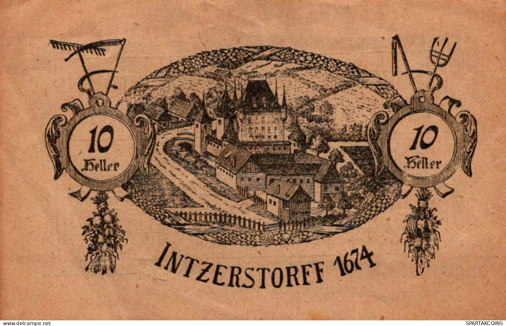 10 HELLER 1920 Stadt INZERSDORF Oberösterreich Österreich Notgeld Papiergeld Banknote #PG882 - Lokale Ausgaben