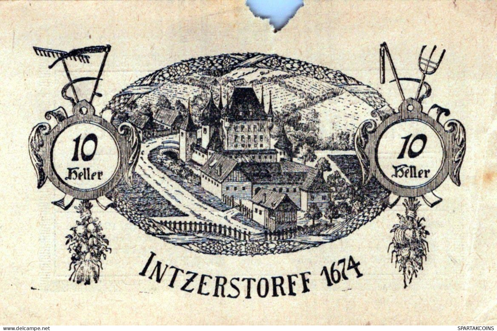10 HELLER 1920 Stadt INZERSDORF Oberösterreich Österreich Notgeld #PI235 - Lokale Ausgaben
