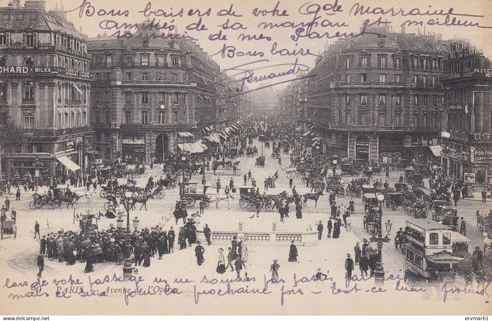 75 - PARIS -  L'Avenue De L'Opéra - Autres Monuments, édifices