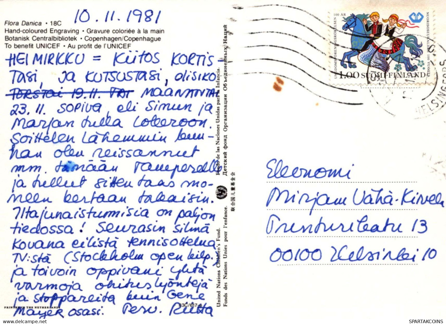 FLORES Vintage Tarjeta Postal CPSM #PAS448.ES - Blumen
