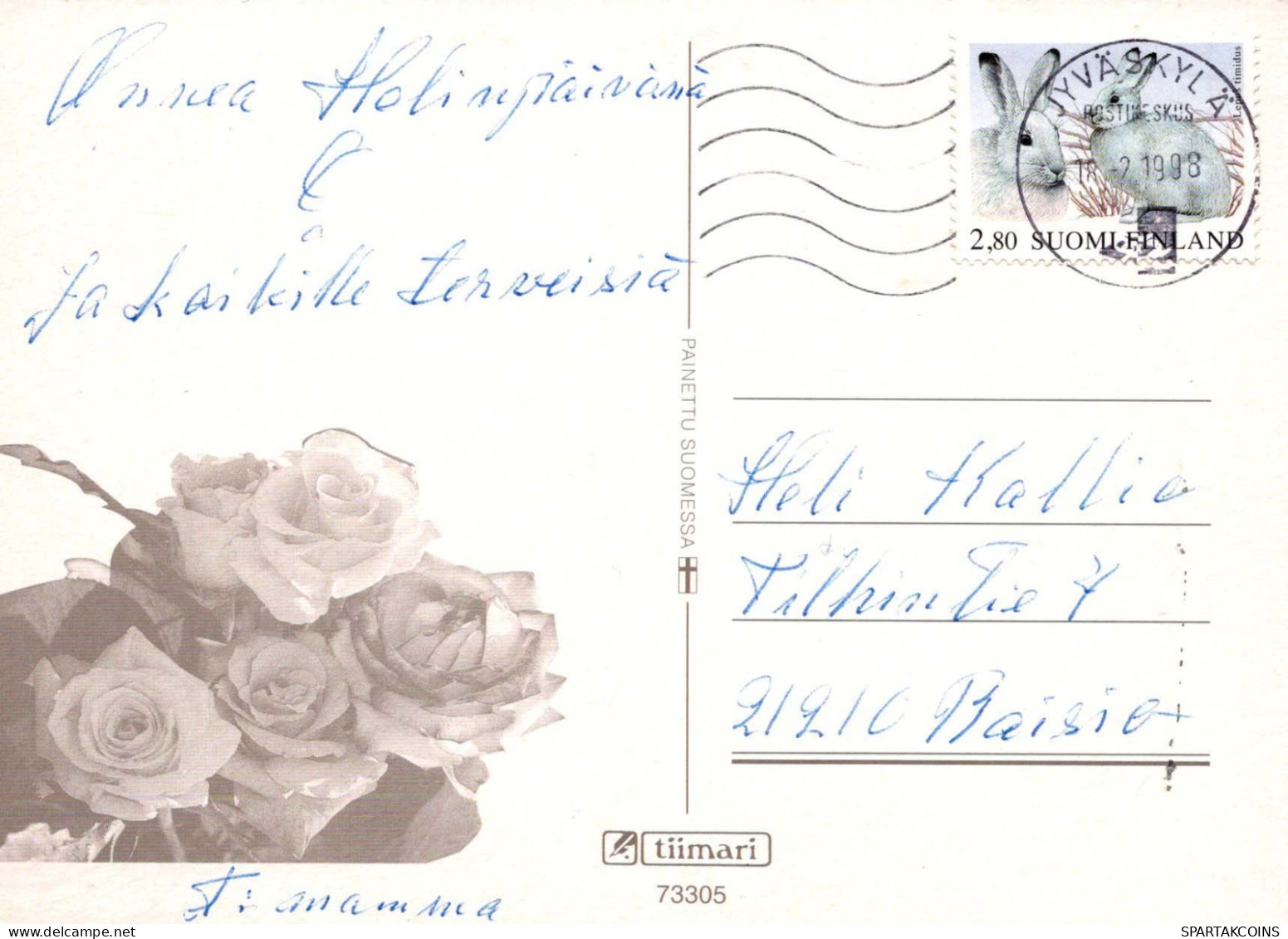 FLORES Vintage Tarjeta Postal CPSM #PAS692.ES - Blumen