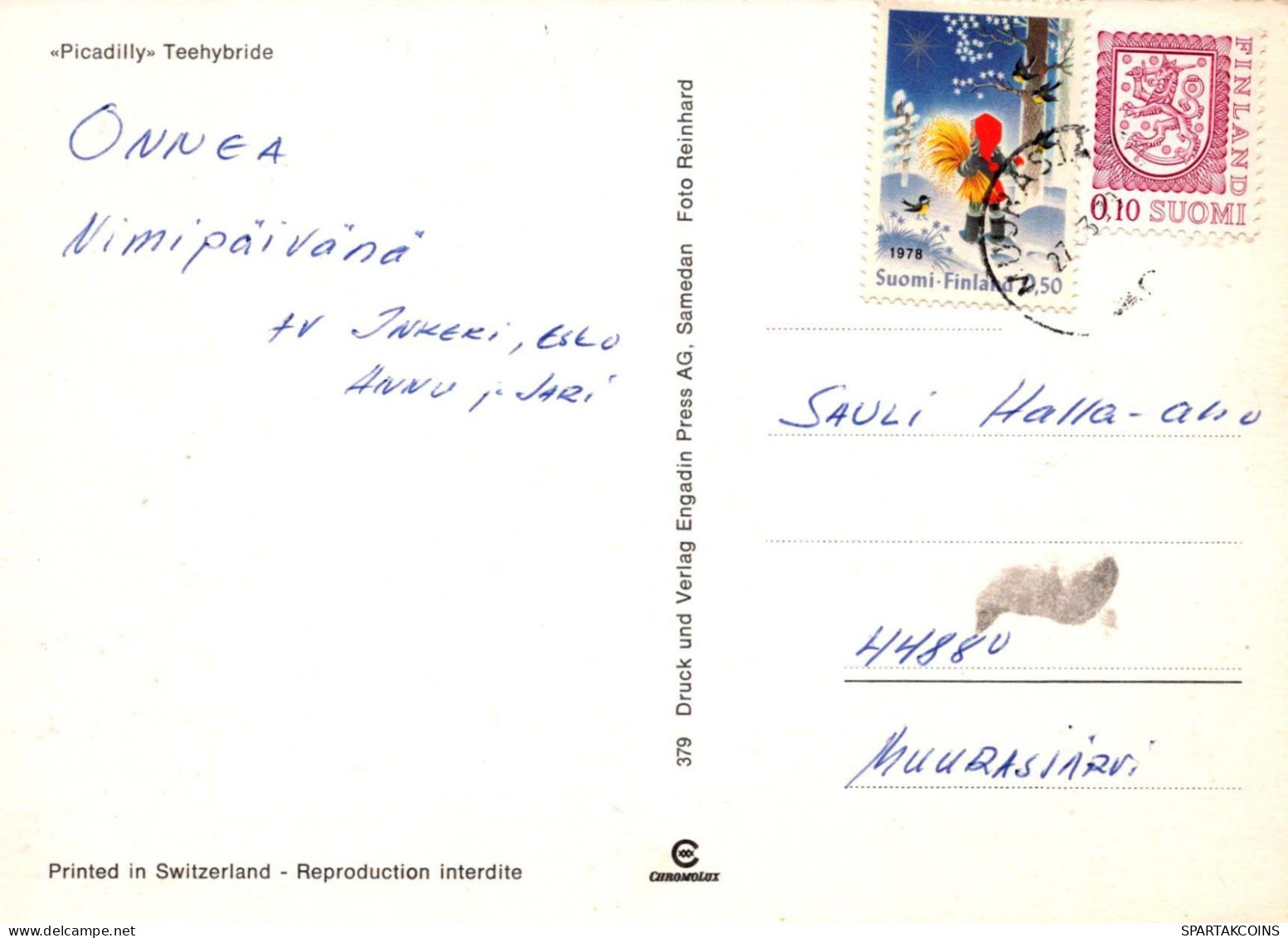 FLORES Vintage Tarjeta Postal CPSM #PAS268.ES - Blumen