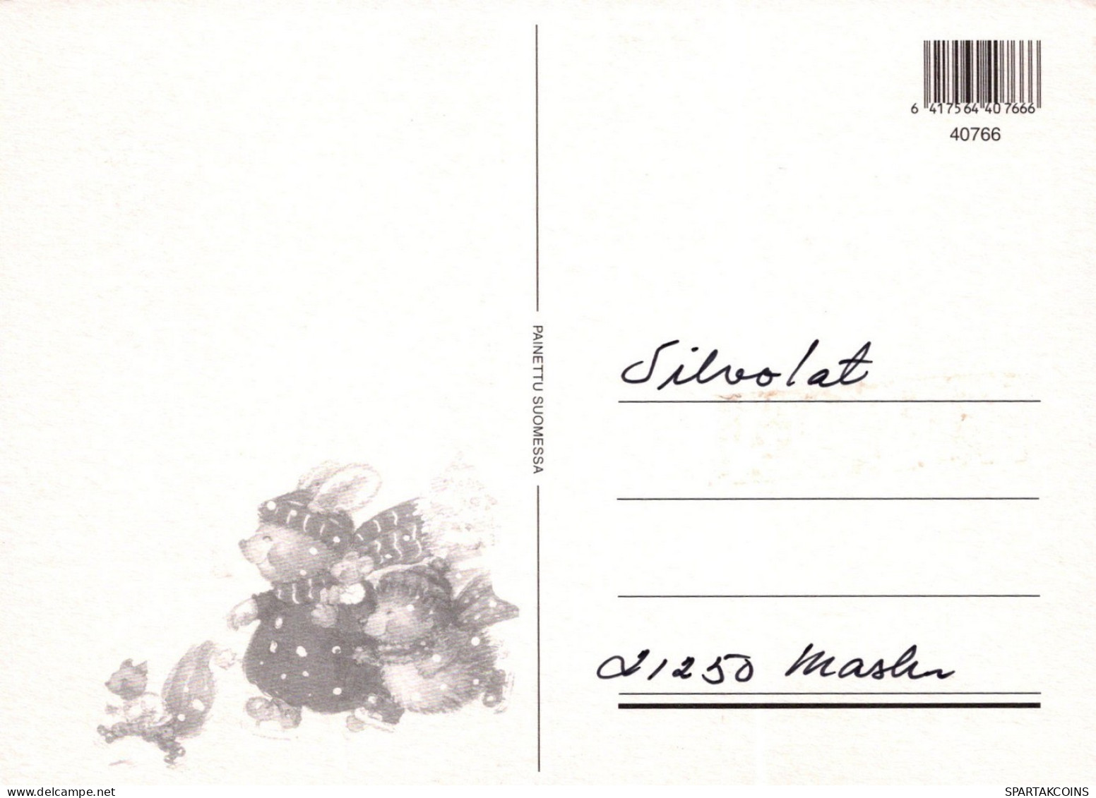 ÁNGEL NAVIDAD Vintage Tarjeta Postal CPSM #PAJ325.ES - Anges