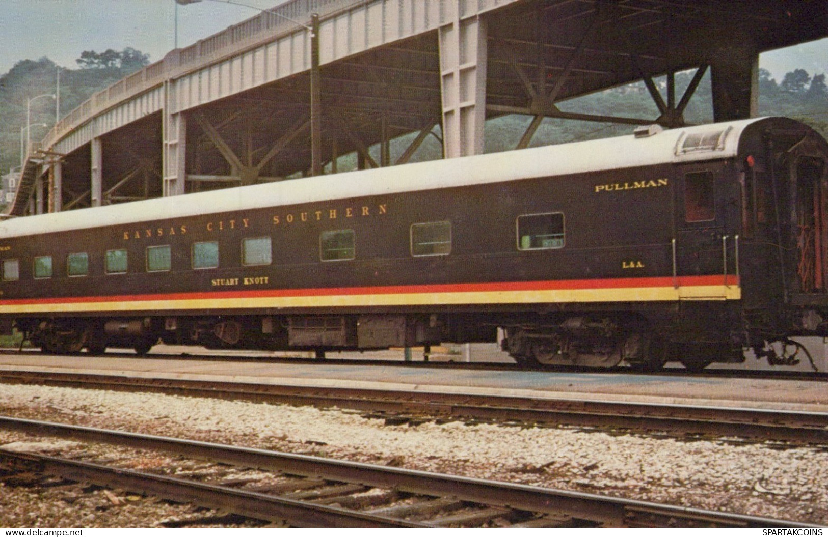 TREN TRANSPORTE Ferroviario Vintage Tarjeta Postal CPSMF #PAA539.ES - Eisenbahnen