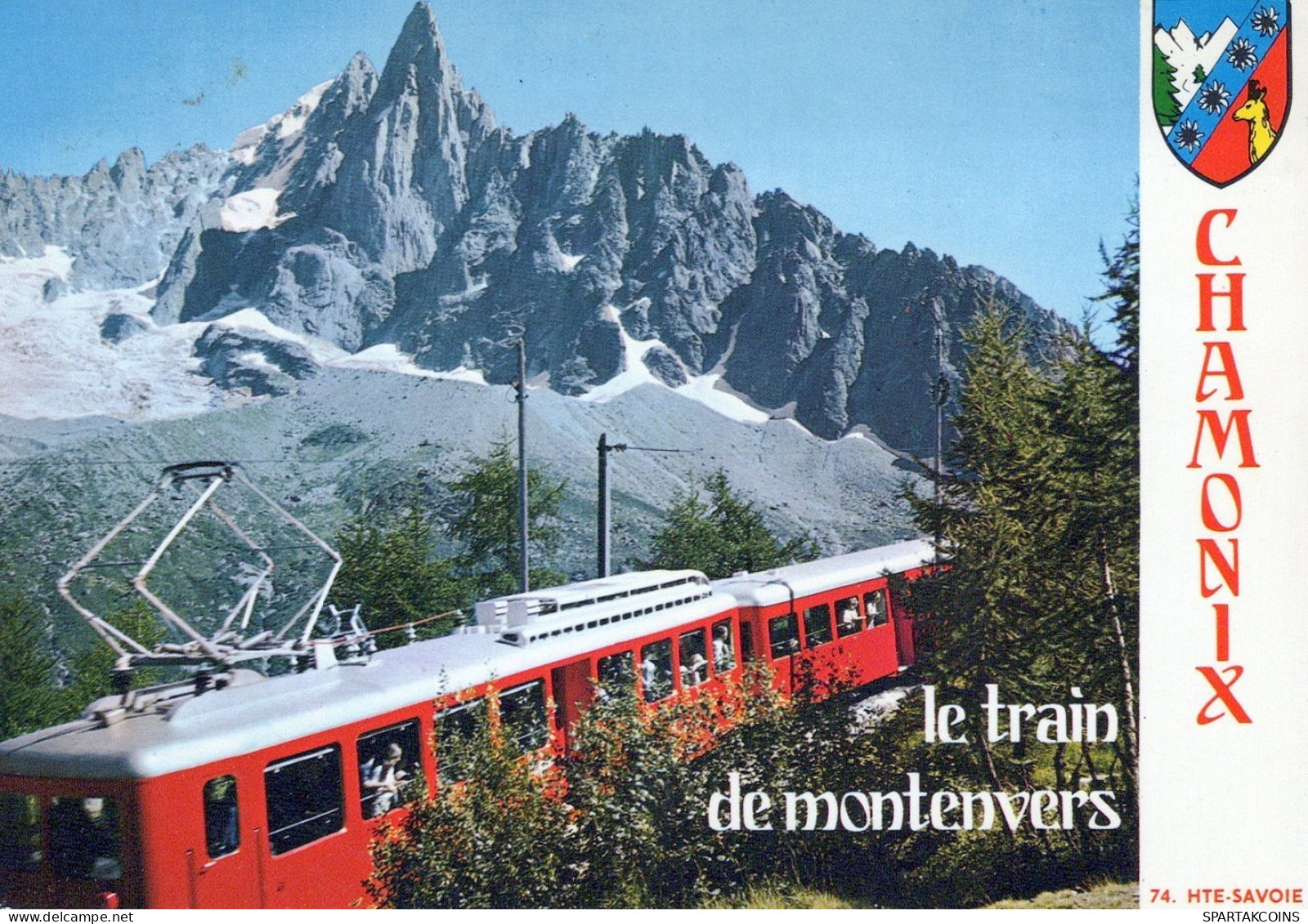 TREN TRANSPORTE Ferroviario Vintage Tarjeta Postal CPSM #PAA808.ES - Trains