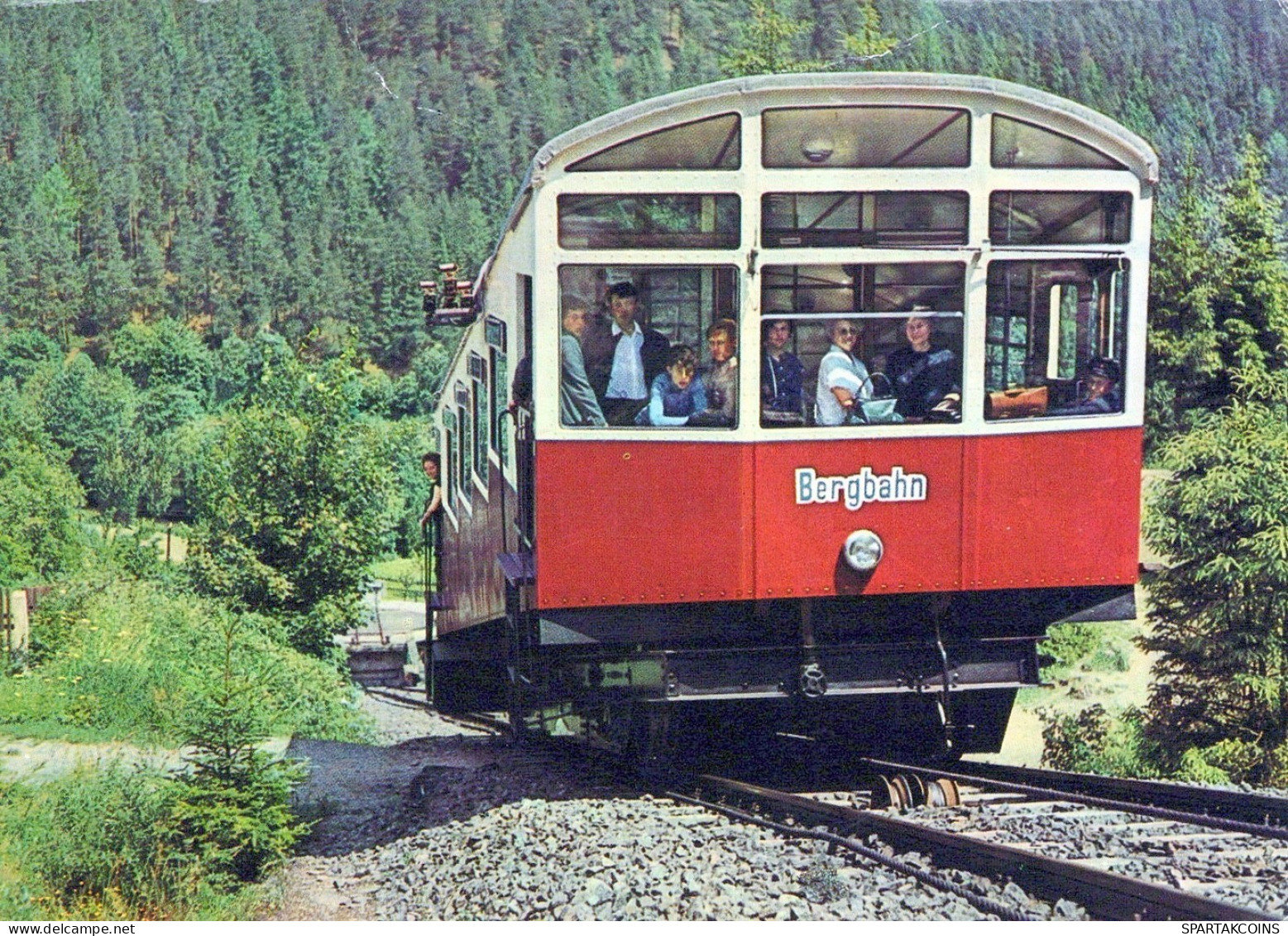 TREN TRANSPORTE Ferroviario Vintage Tarjeta Postal CPSM #PAA740.ES - Trains