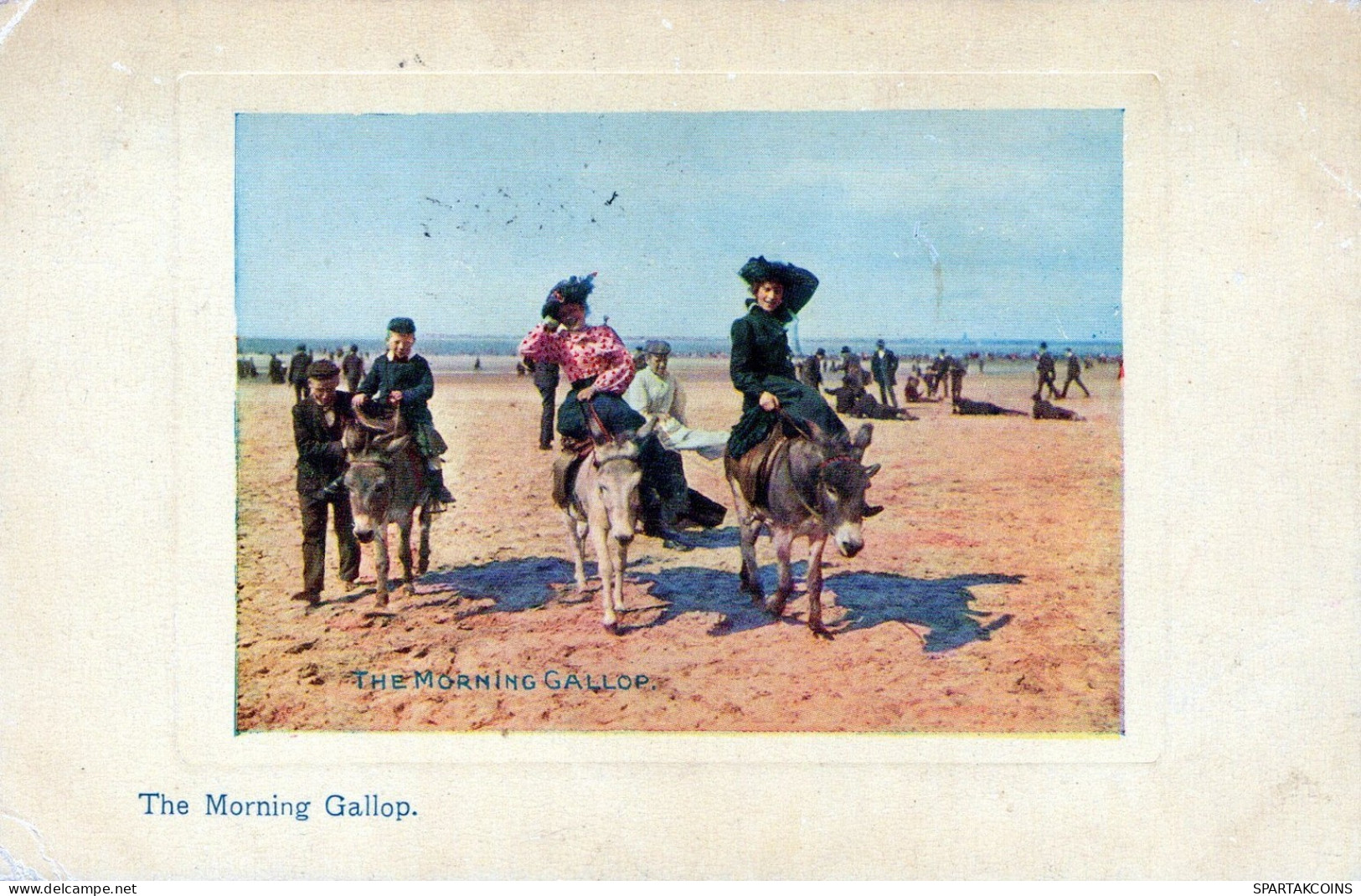 DONKEY Animals Vintage Antique Old CPA Postcard #PAA050.GB - Anes