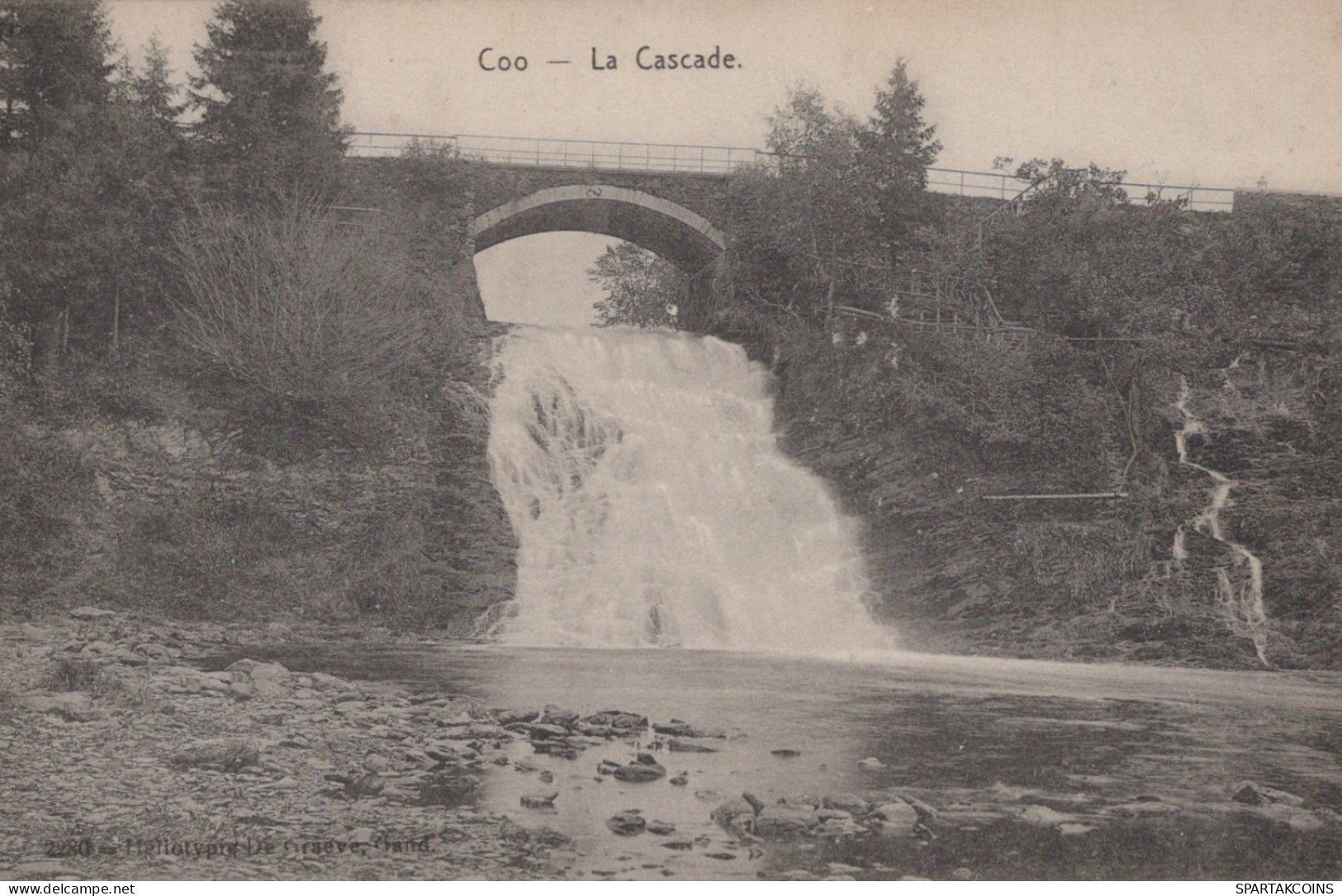 BELGIUM COO WATERFALL Province Of Liège Postcard CPA Unposted #PAD139.GB - Stavelot