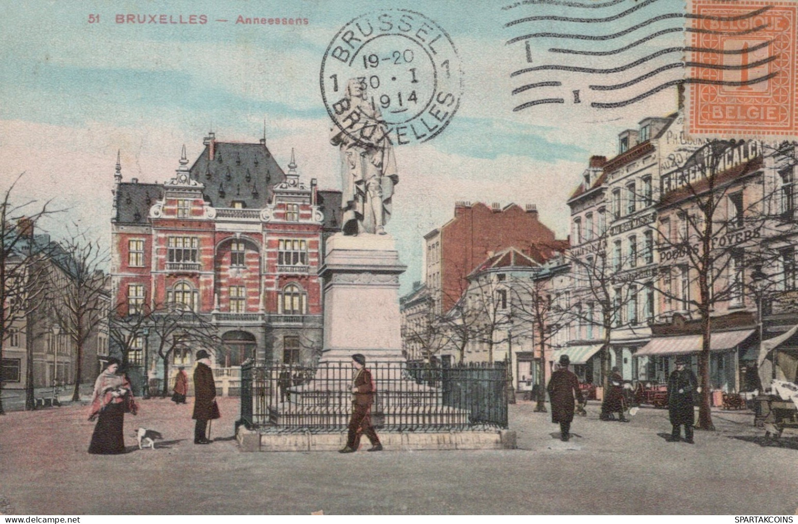 BELGIUM BRUSSELS Postcard CPA #PAD524.GB - Brussels (City)