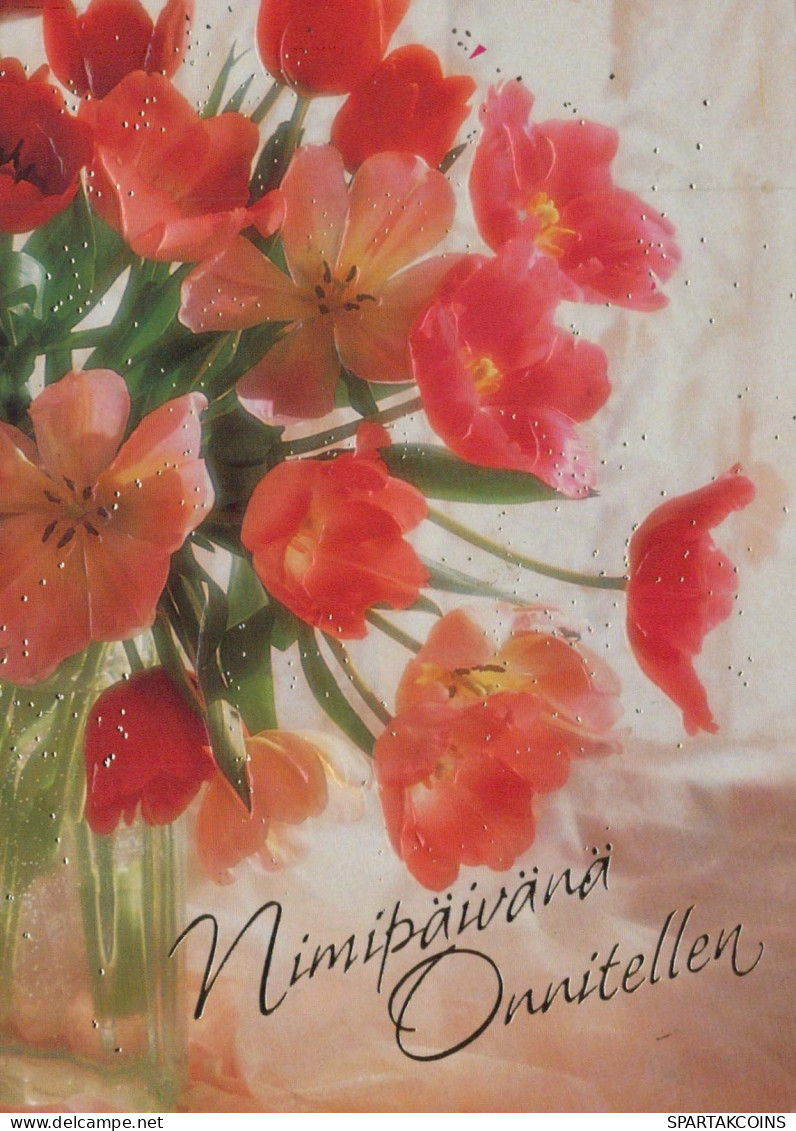 FLOWERS Vintage Postcard CPSM #PBZ254.GB - Blumen