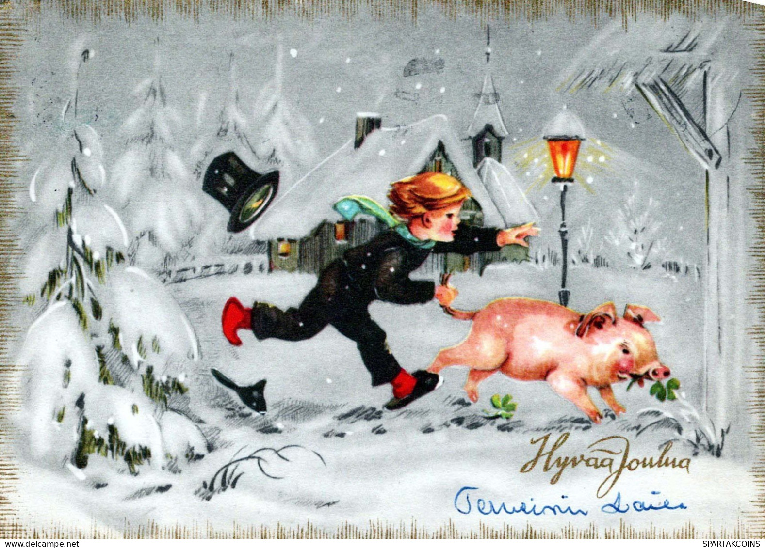 CHILDREN HUMOUR Vintage Postcard CPSM #PBV272.GB - Cartoline Umoristiche