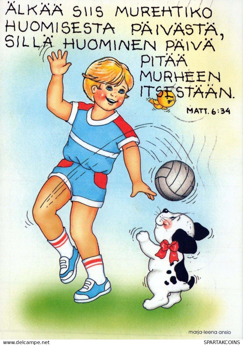 CHILDREN HUMOUR Vintage Postcard CPSM #PBV332.GB - Humorvolle Karten