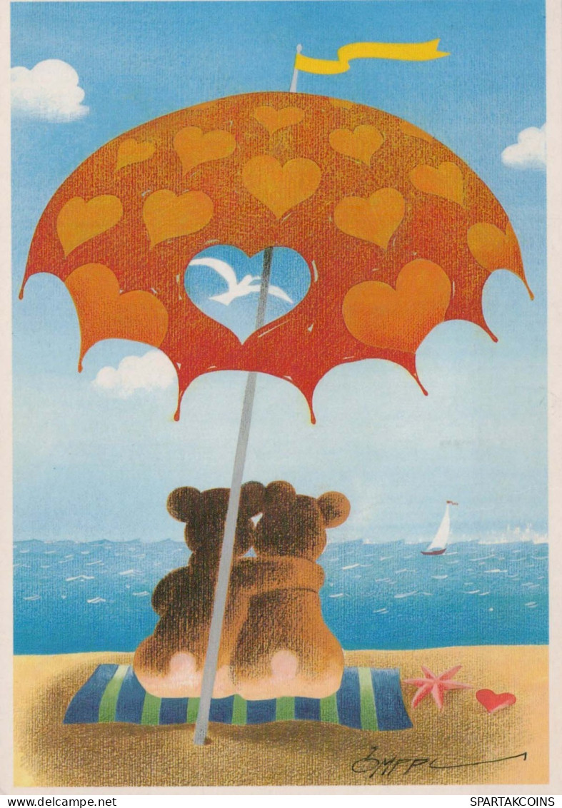 BEAR Animals Vintage Postcard CPSM #PBS400.GB - Osos