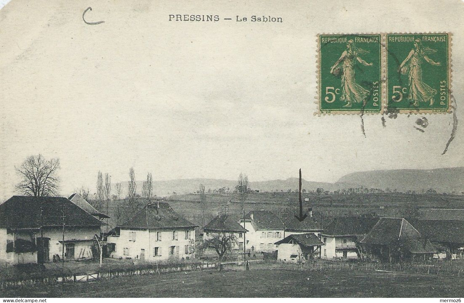 PRESSINS Le Sablon – Rare - Voyagée 1918 - B. & G. - Autres & Non Classés