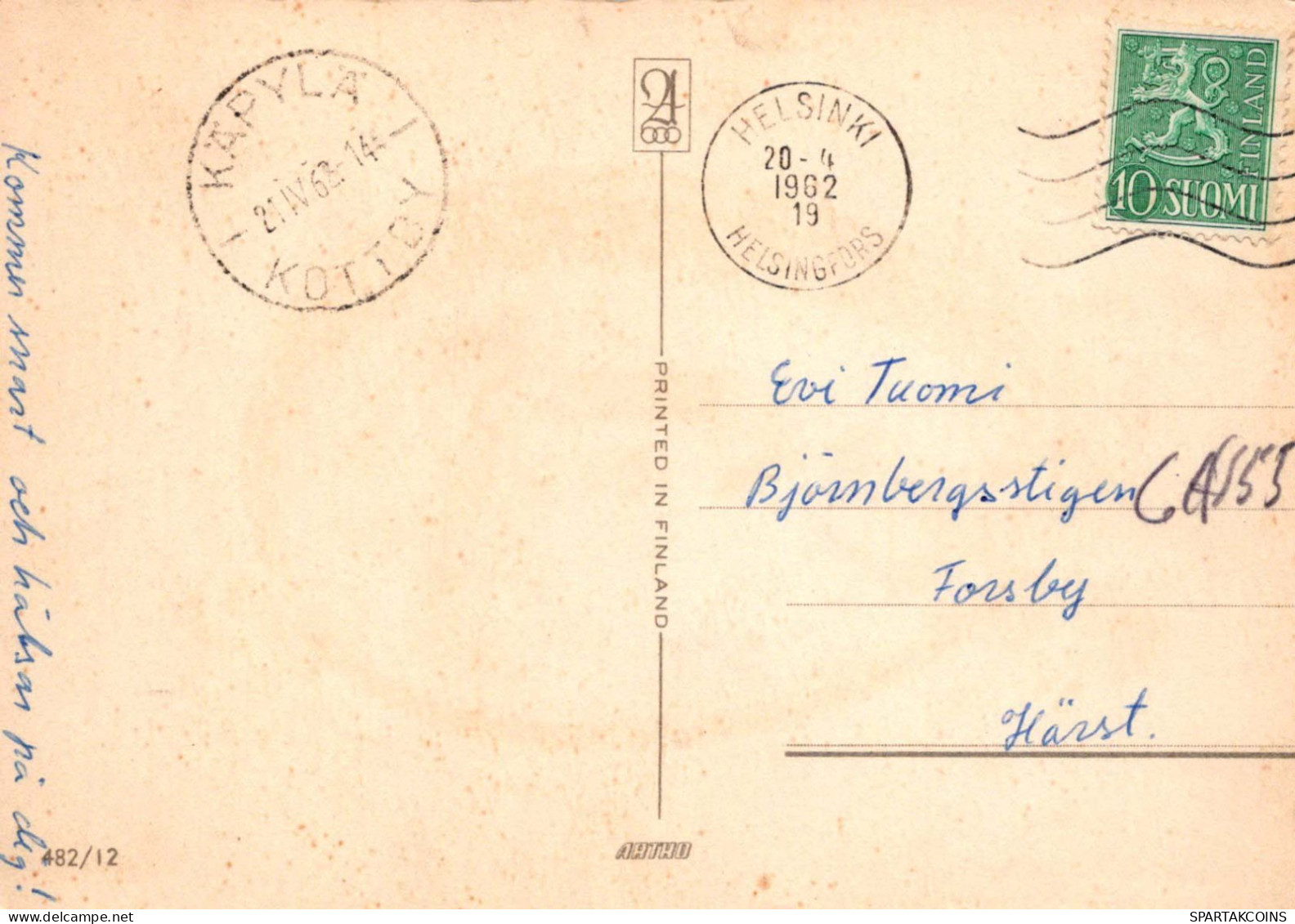 EASTER CHICKEN EGG Vintage Postcard CPSM #PBO848.GB - Ostern