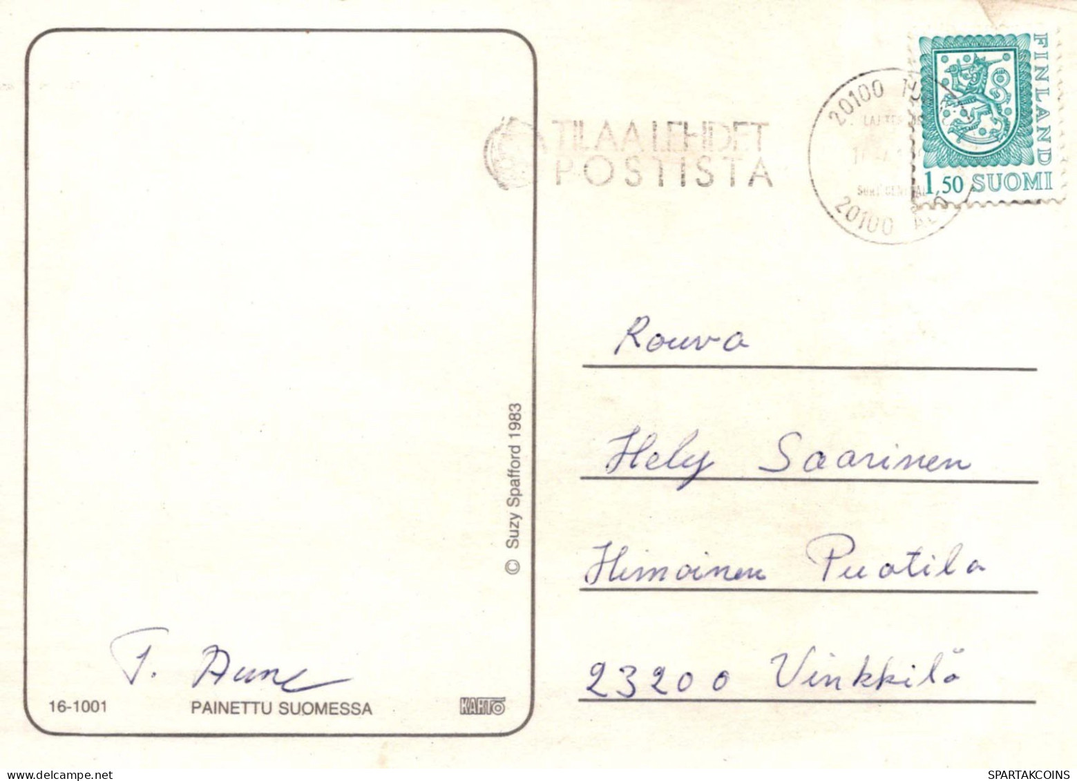 EASTER CHICKEN EGG Vintage Postcard CPSM #PBP039.GB - Ostern