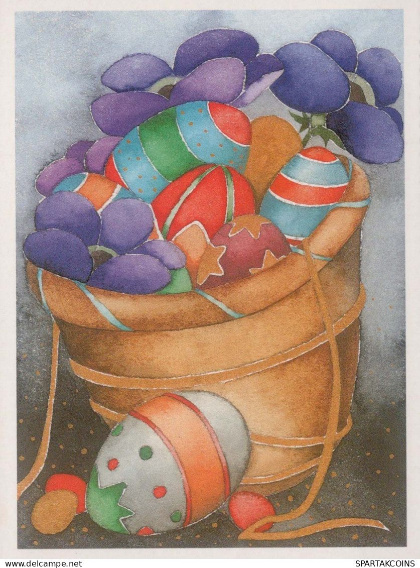 EASTER EGG Vintage Postcard CPSM #PBO156.GB - Pasqua