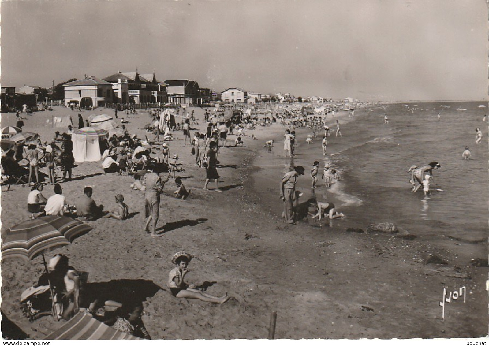 DE 6 -(34) CARNON PLAGE  - LA PLAGE , RIVE GAUCHE -  ESTIVANTS , BAIGNEURS - VILLAS  - 2 SCANS - Autres & Non Classés