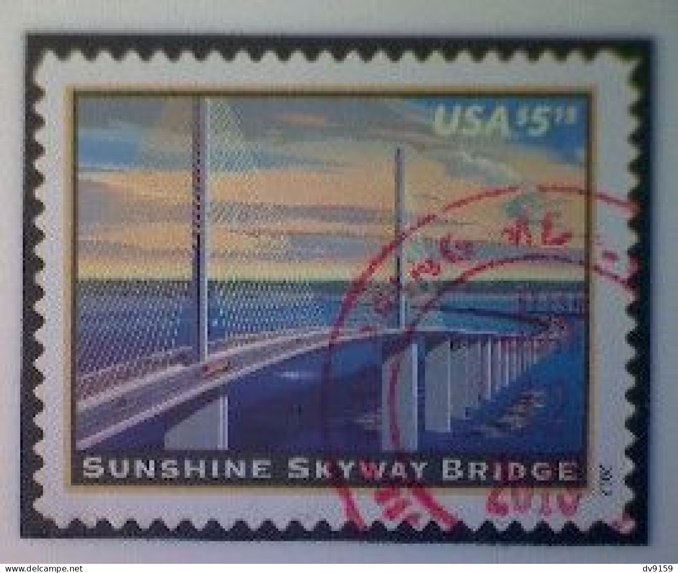 United States, Scott #4649, Used(o), 2012, Sunshine Skyway Bridge, $5.15, Multicolored - Usados