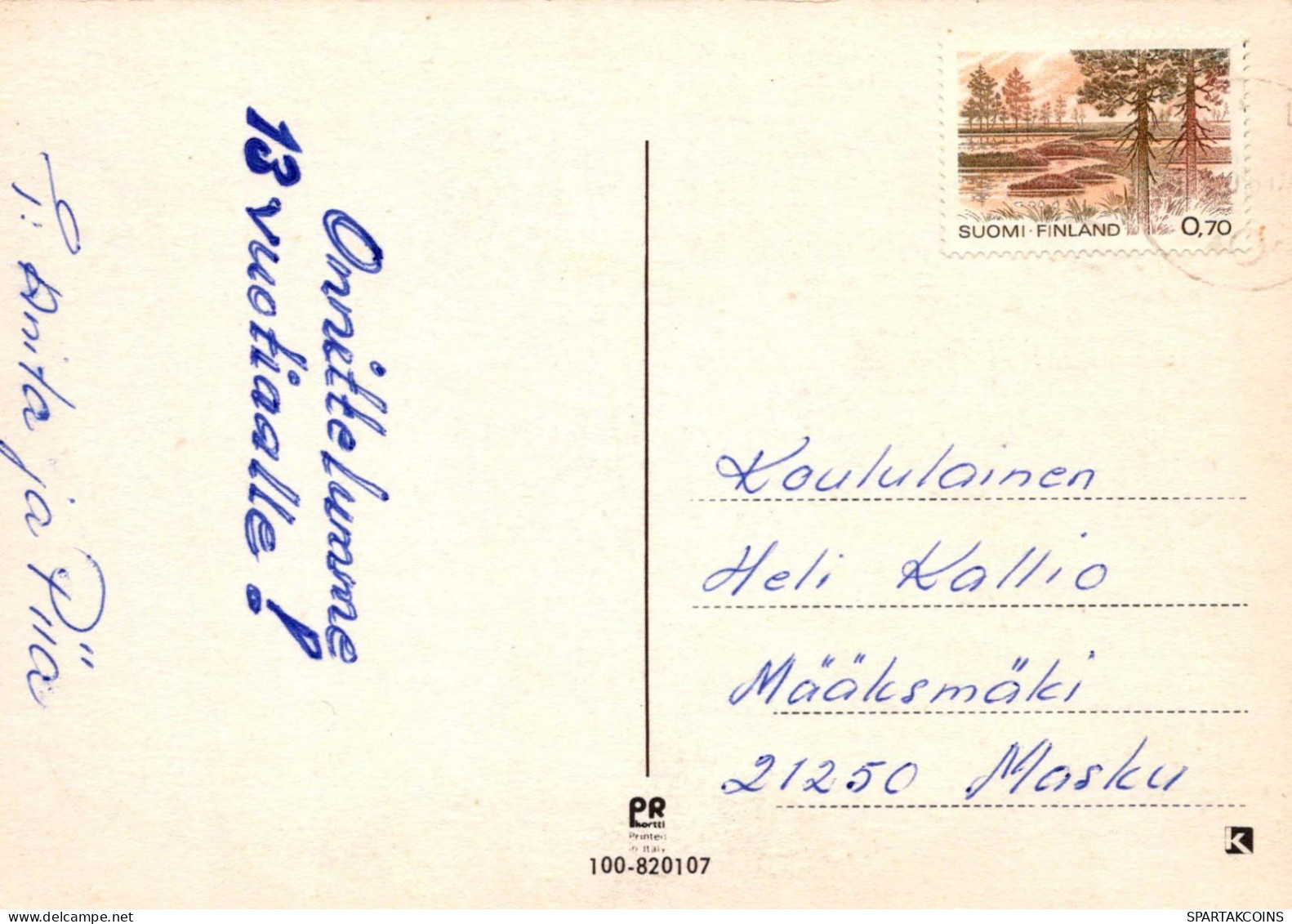 FLEURS Vintage Carte Postale CPSM #PAS329.FR - Blumen