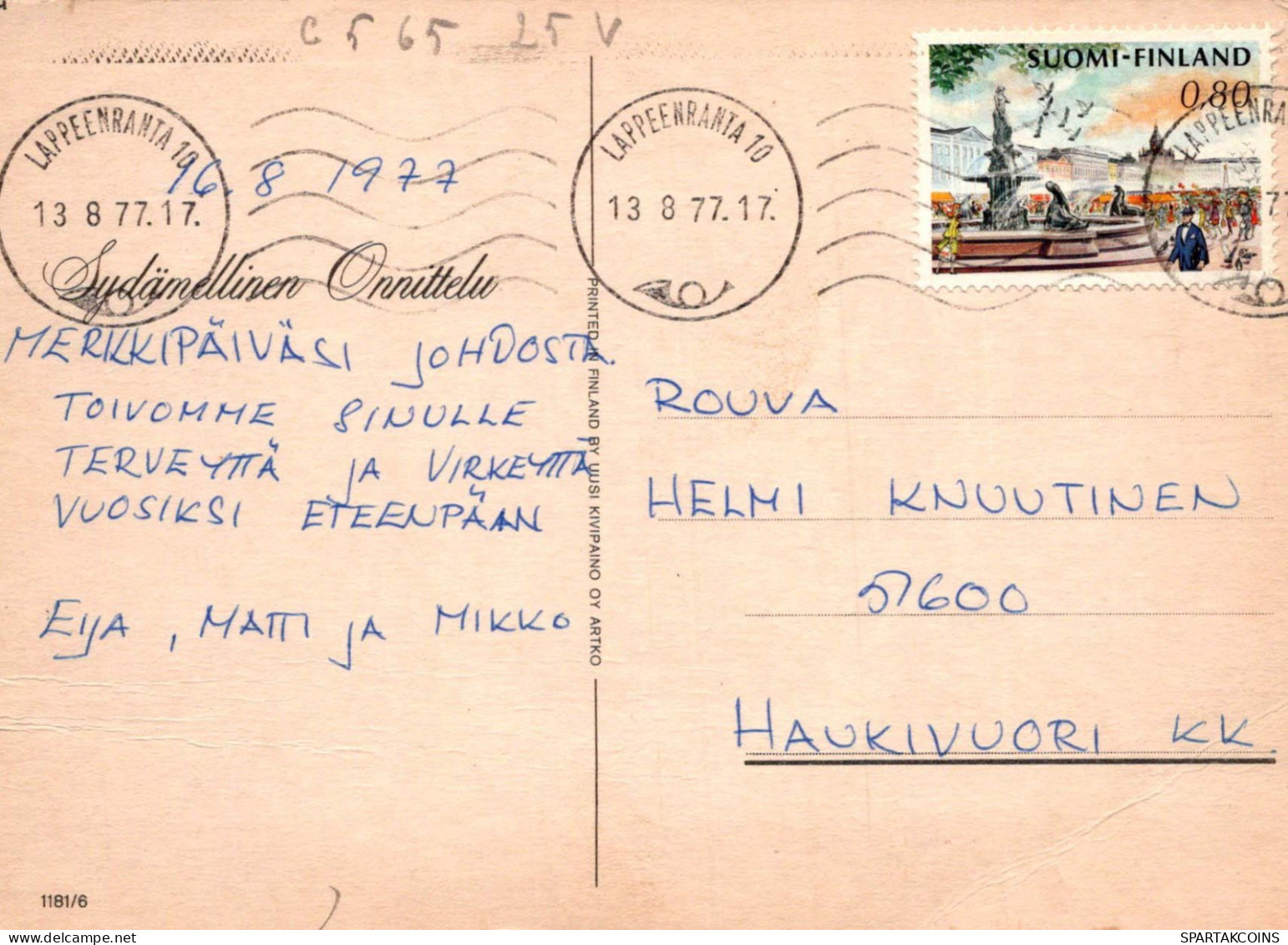 FLEURS Vintage Carte Postale CPSM #PAR968.FR - Blumen