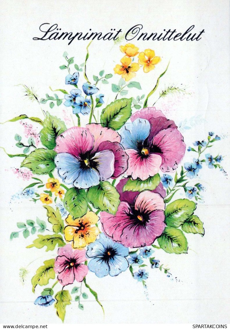 FLEURS Vintage Carte Postale CPSM #PAR006.FR - Flowers