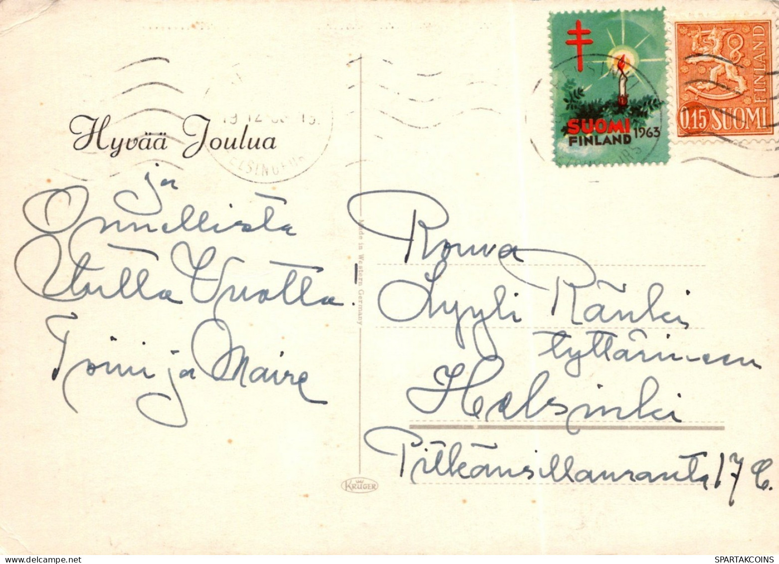 ANGE NOËL Vintage Carte Postale CPSM #PAH378.FR - Anges