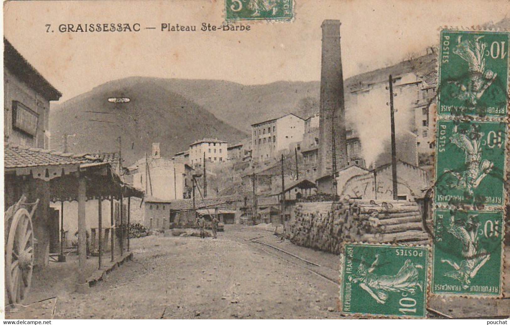 DE 7 -(34) GRAISSESSAC  - PLATEAU SAINTE BARBE   -  2 SCANS - Andere & Zonder Classificatie