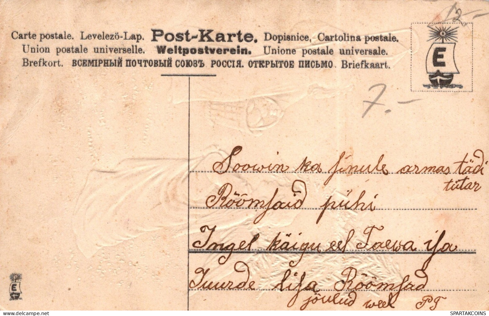1930 ÁNGEL NAVIDAD Vintage Antiguo Tarjeta Postal CPA #PAG682.ES - Anges
