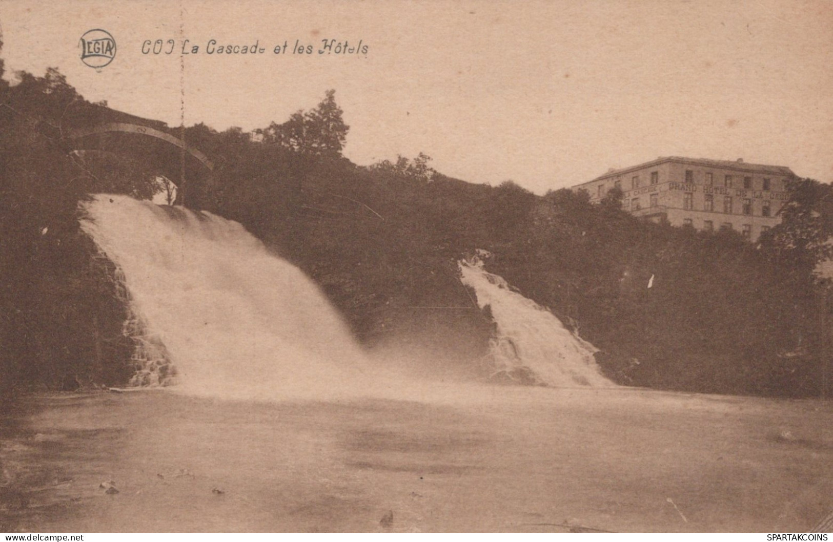 BÉLGICA CASCADA DE COO Provincia De Lieja Postal CPA #PAD140.ES - Stavelot