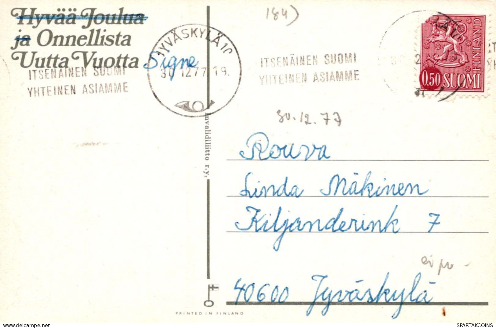 Virgen María Virgen Cristianismo Vintage Tarjeta Postal CPSMPF #PKD100.ES - Jungfräuliche Marie Und Madona