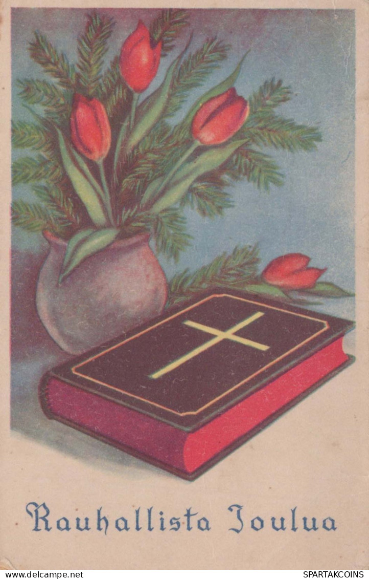 PASCUA BIBLIA Vintage Tarjeta Postal CPSMPF #PKD286.ES - Pâques