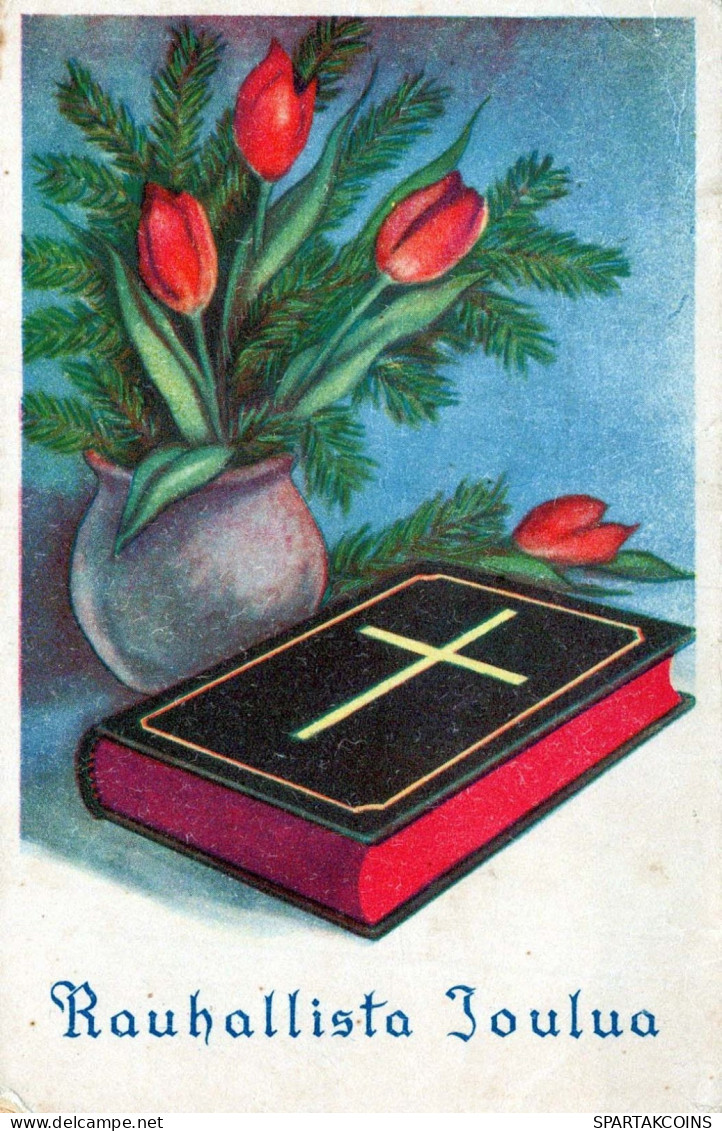 PASCUA BIBLIA Vintage Tarjeta Postal CPSMPF #PKD286.ES - Easter