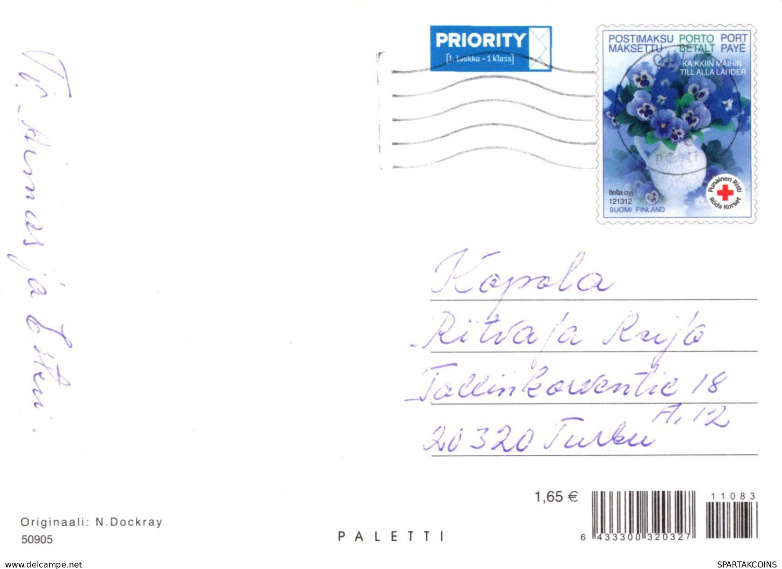 FLORES Vintage Tarjeta Postal CPSM #PBZ737.ES - Flowers