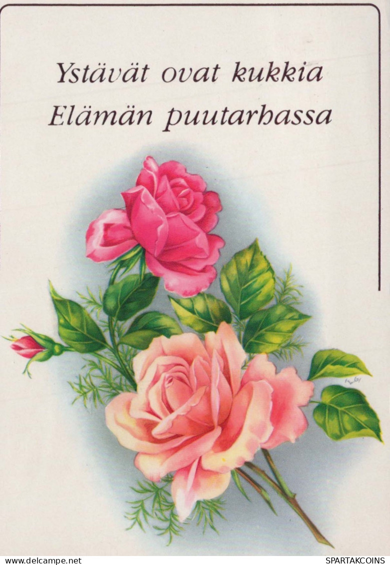 FLORES Vintage Tarjeta Postal CPSM #PBZ859.ES - Flowers