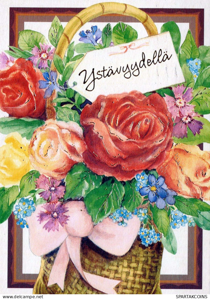 FLORES Vintage Tarjeta Postal CPSM #PBZ135.ES - Flowers