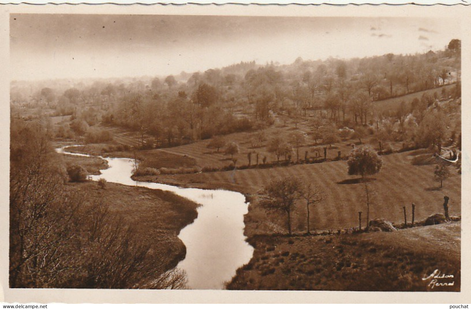 DE 8 -(35) LIFFRE - VUE PANORAMIQUE PRISE DU TERTRE EN DIRECTION DE LA BOUEXIERE - PHOTO. DONIAS , RENNES -  2 SCANS - Autres & Non Classés