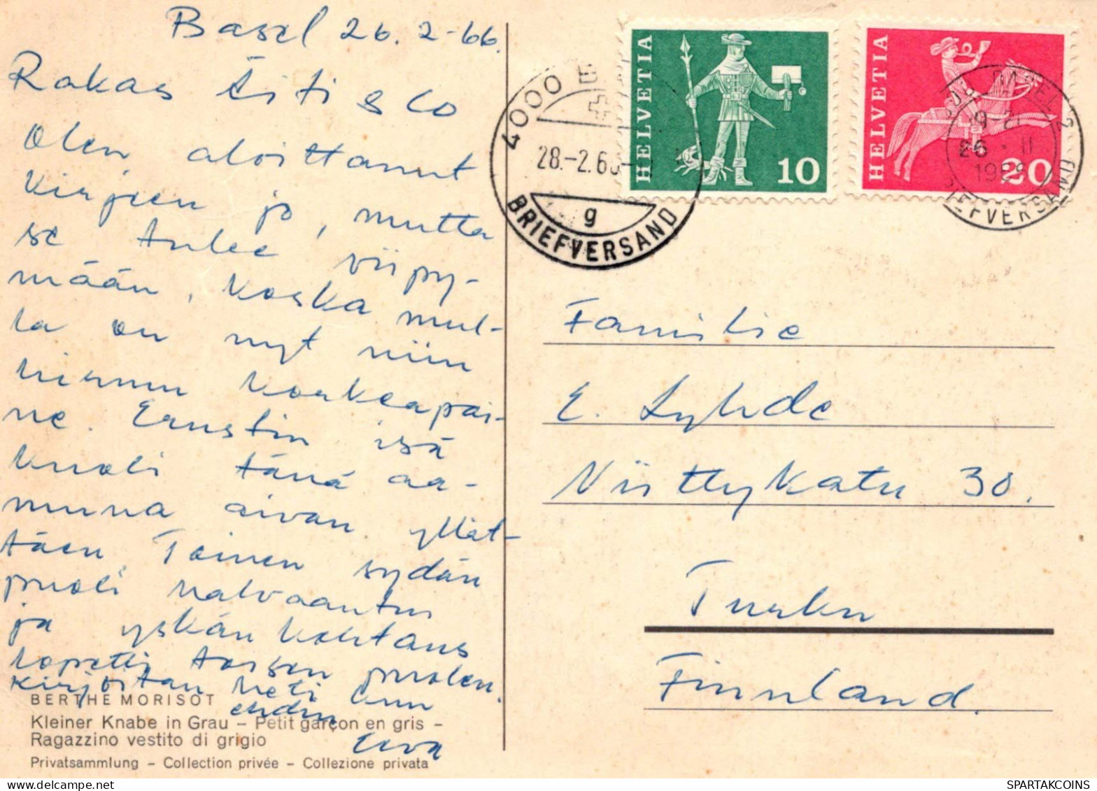NIÑOS Retrato Vintage Tarjeta Postal CPSM #PBU965.ES - Portraits