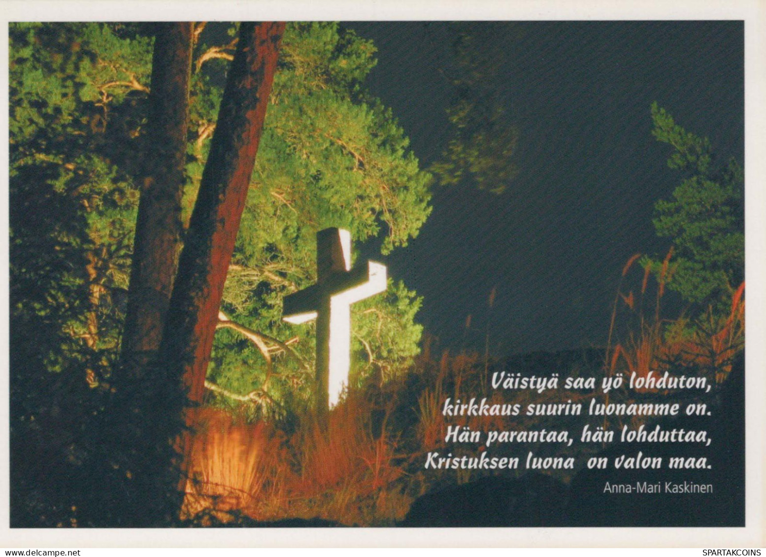 CROSS Cristianismo Religión Vintage Tarjeta Postal CPSM #PBQ243.ES - Sonstige & Ohne Zuordnung