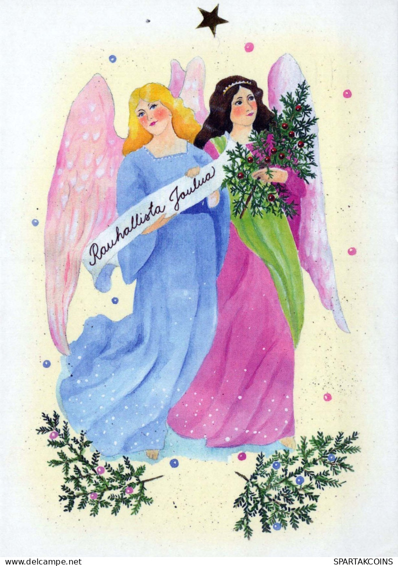 ÁNGEL Navidad Vintage Tarjeta Postal CPSM #PBP602.ES - Anges