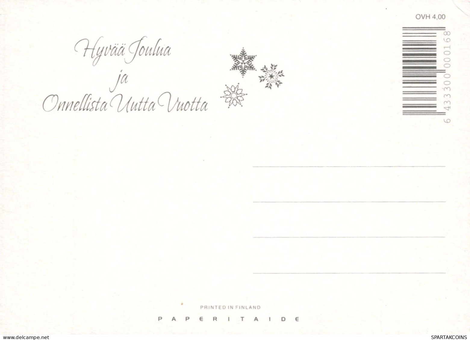 PAPÁ NOEL Feliz Año Navidad Vintage Tarjeta Postal CPSM #PBL030.ES - Santa Claus