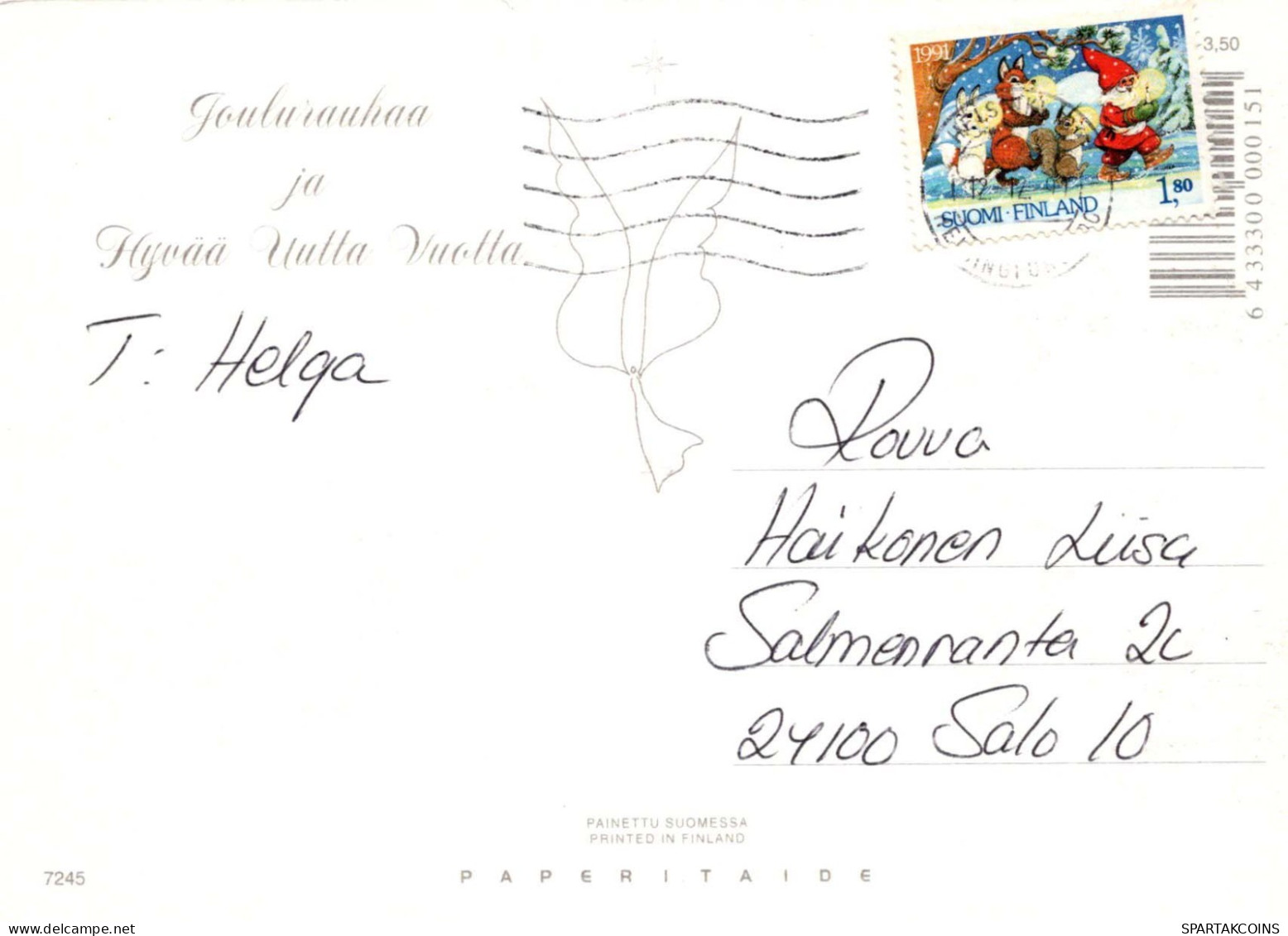 Virgen María Virgen Niño JESÚS Navidad Religión Vintage Tarjeta Postal CPSM #PBB765.ES - Maagd Maria En Madonnas
