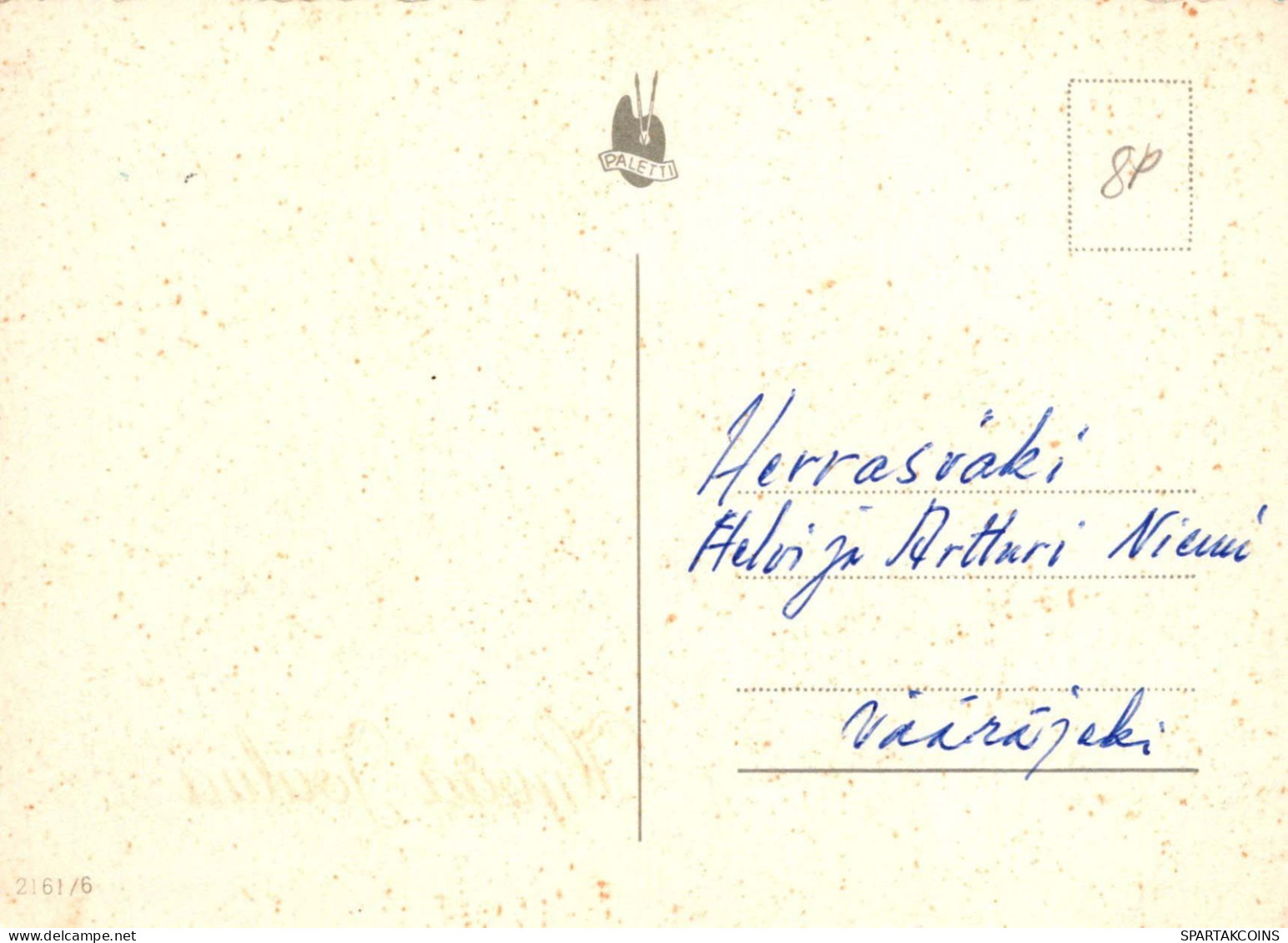PAPÁ NOEL Feliz Año Navidad Vintage Tarjeta Postal CPSM #PBB505.ES - Santa Claus