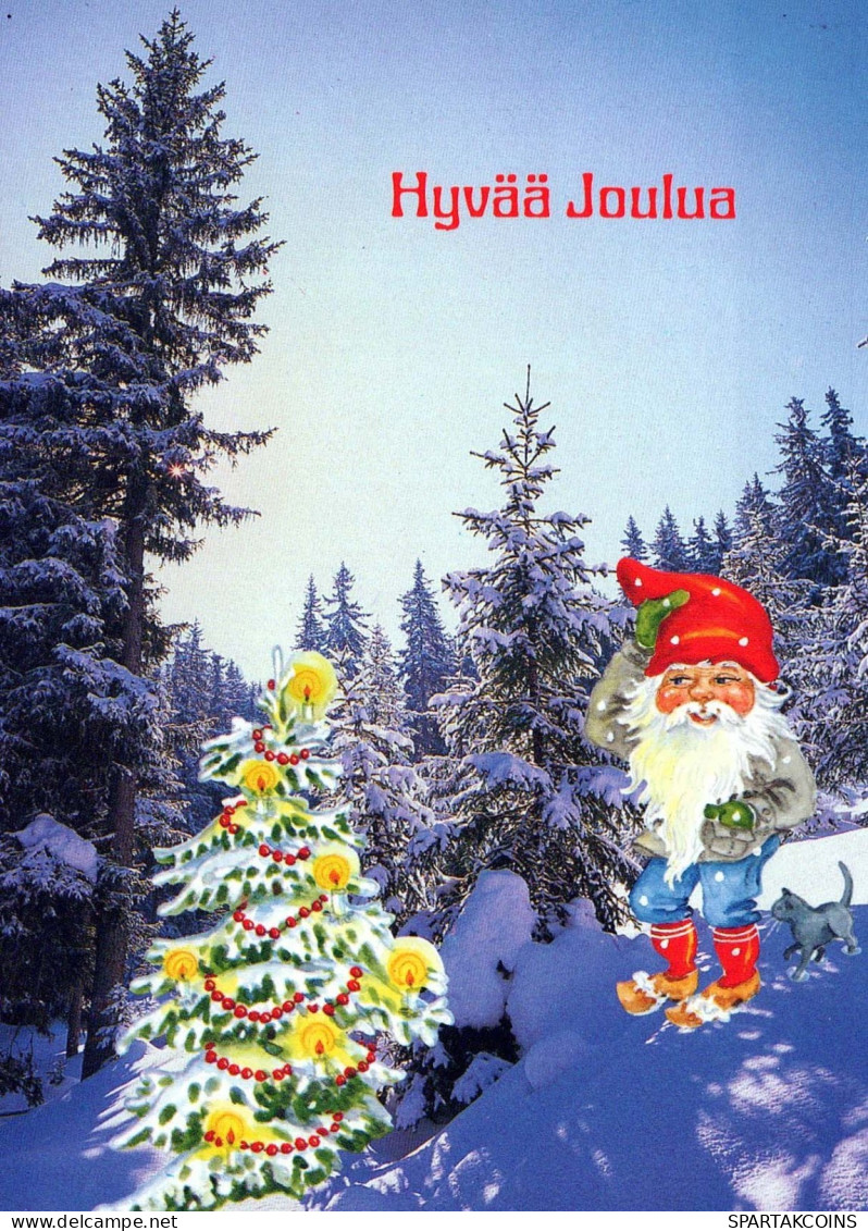 WEIHNACHTSMANN SANTA CLAUS Neujahr Weihnachten Vintage Ansichtskarte Postkarte CPSM #PAU532.DE - Santa Claus