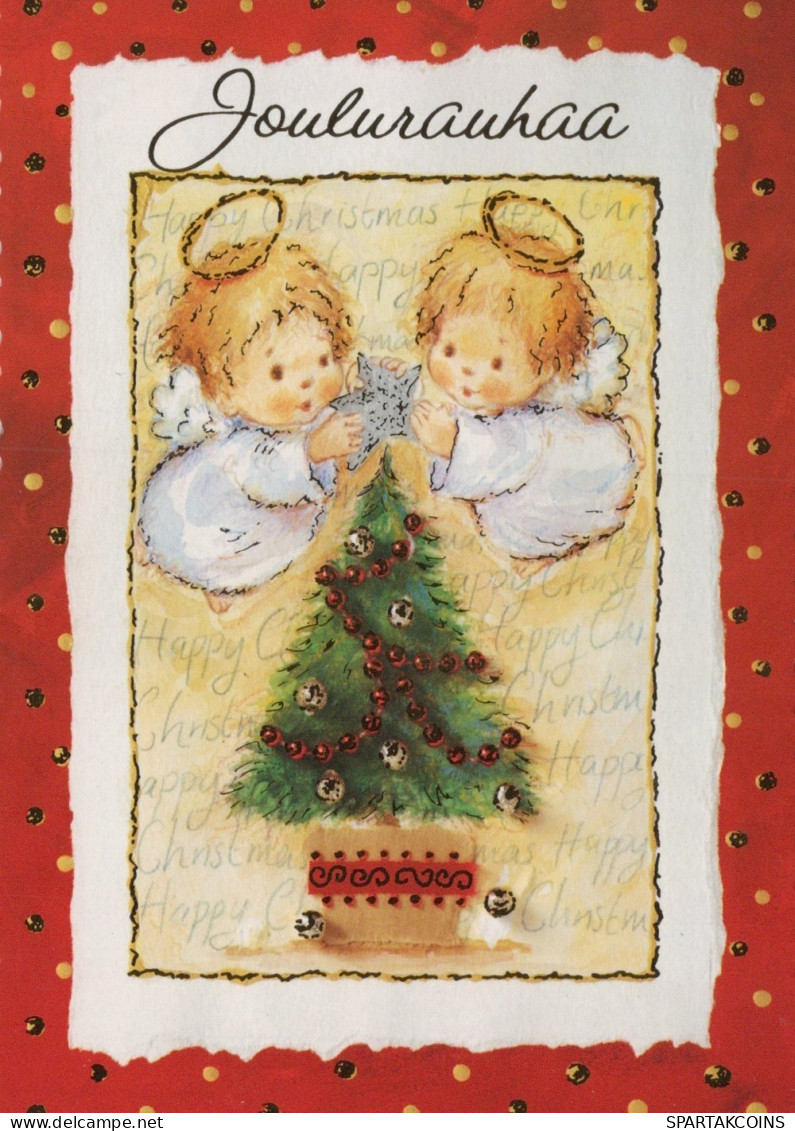 ENGEL WEIHNACHTSFERIEN Feiern & Feste Vintage Ansichtskarte Postkarte CPSM #PAH941.DE - Anges