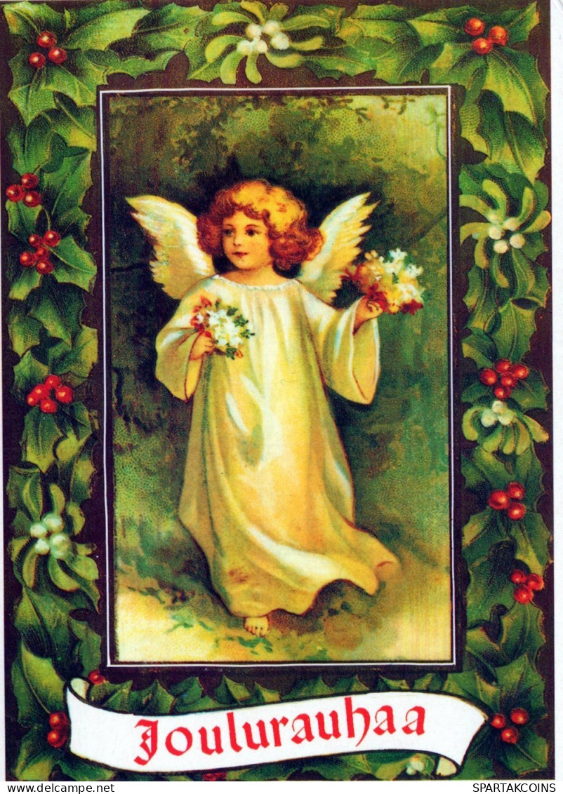 ENGEL WEIHNACHTSFERIEN Feiern & Feste Vintage Ansichtskarte Postkarte CPSM #PAJ006.DE - Anges