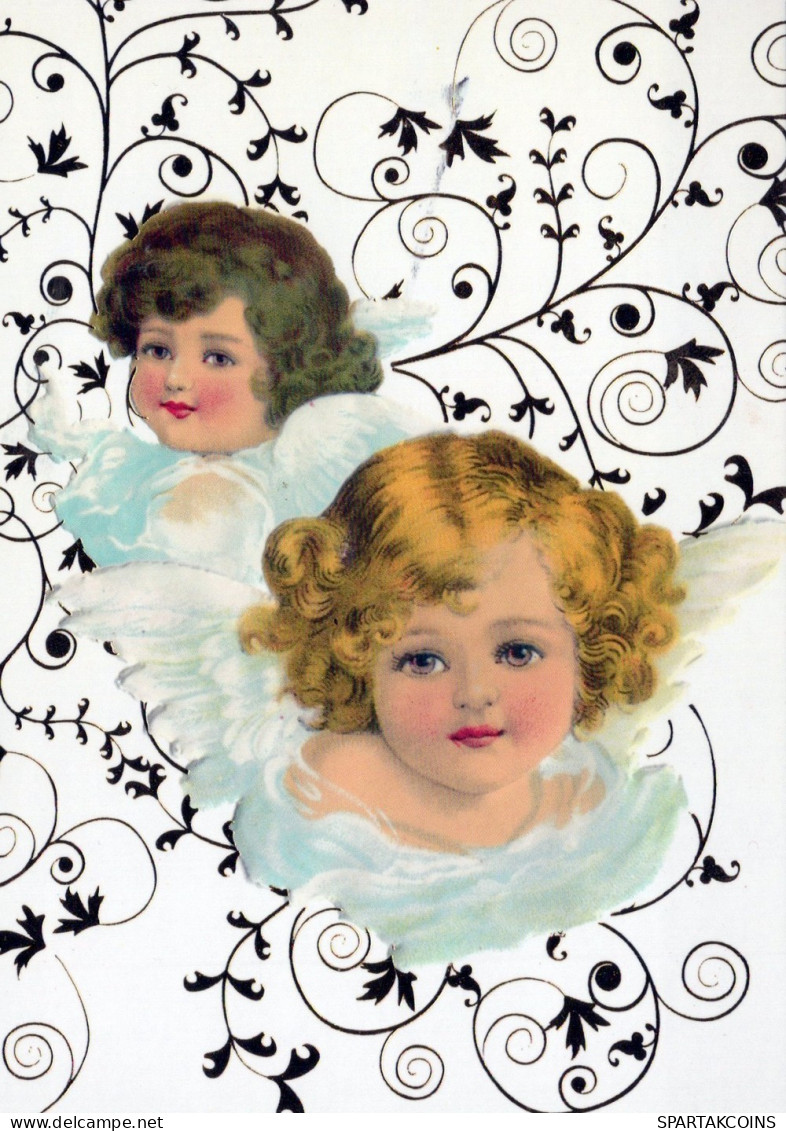 ENGEL WEIHNACHTSFERIEN Feiern & Feste Vintage Ansichtskarte Postkarte CPSM #PAH447.DE - Anges