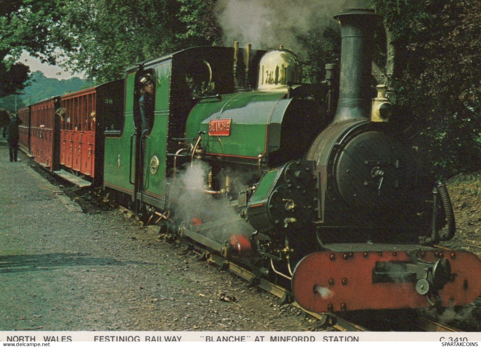 ZUG Schienenverkehr Eisenbahnen Vintage Ansichtskarte Postkarte CPSM #PAA810.DE - Trenes