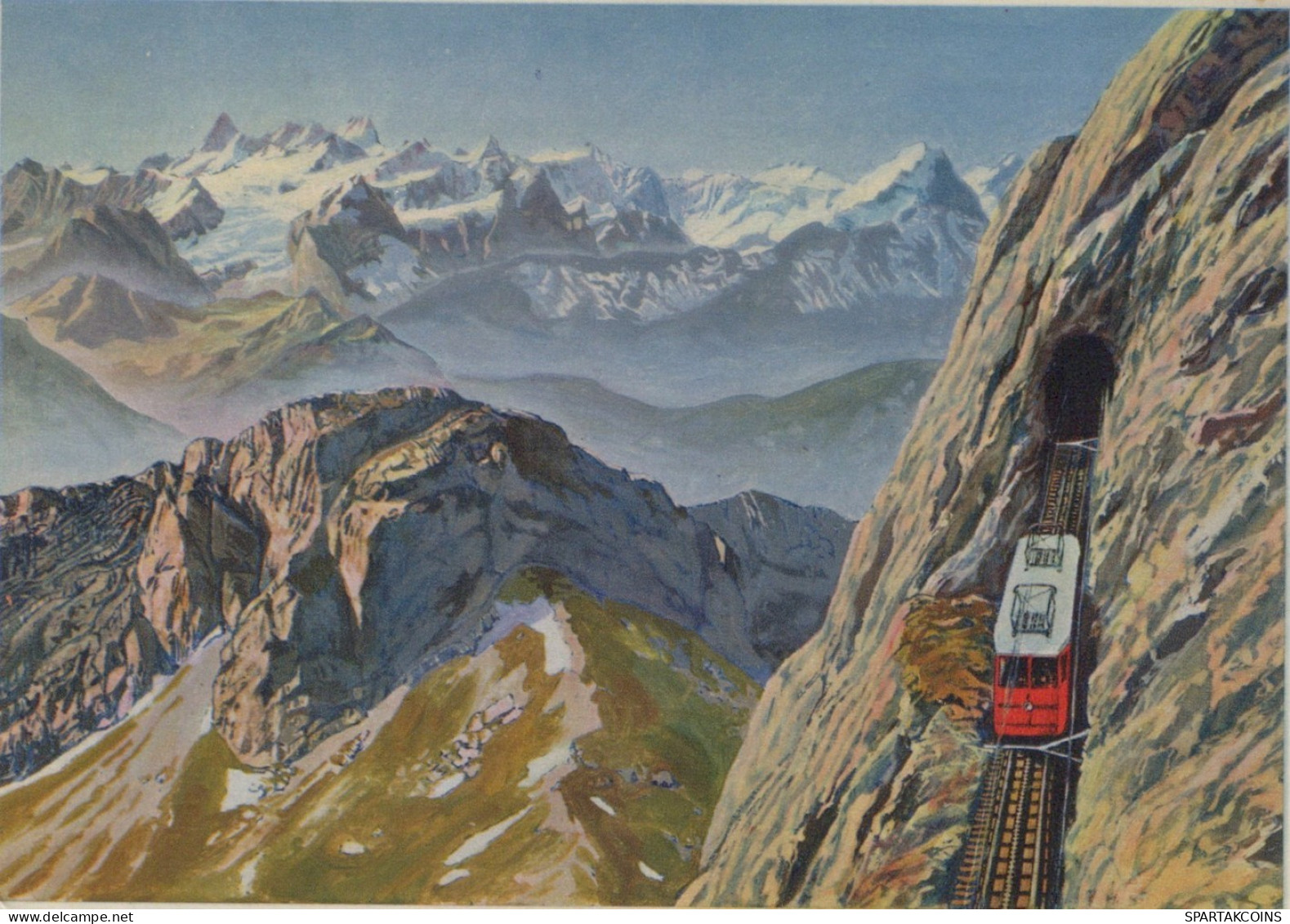 ZUG Schienenverkehr Eisenbahnen Vintage Ansichtskarte Postkarte CPSM #PAA938.DE - Trains