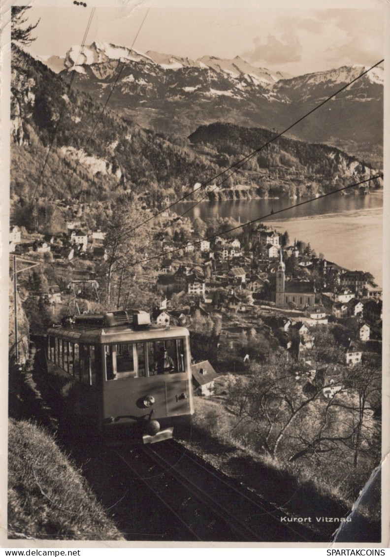 ZUG Schienenverkehr Eisenbahnen Vintage Ansichtskarte Postkarte CPSM #PAA675.DE - Trains